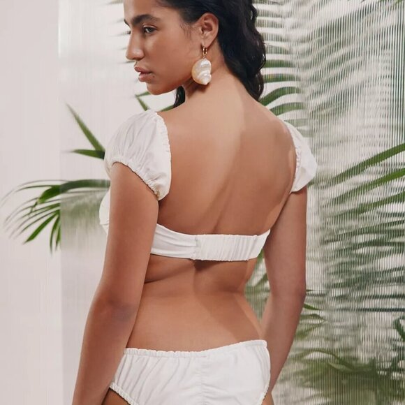 NWT UO Out From Under Monaco Ivory Bandeau Bikini Top - Picture 3 of 5